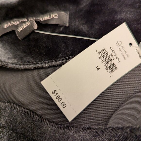 Banana Republic Factory Velvet Cowl-Neck Midi Dress - Picture 3 of 8